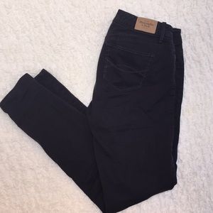 Abercrombie and Fitch dark navy skinny pants